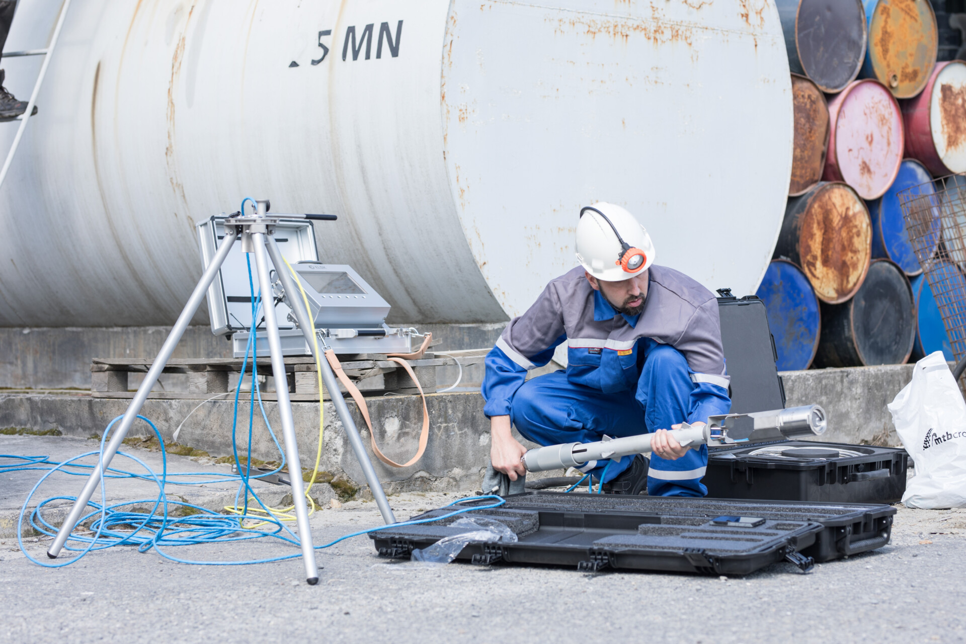 ExSight 6, diesel tank inspection